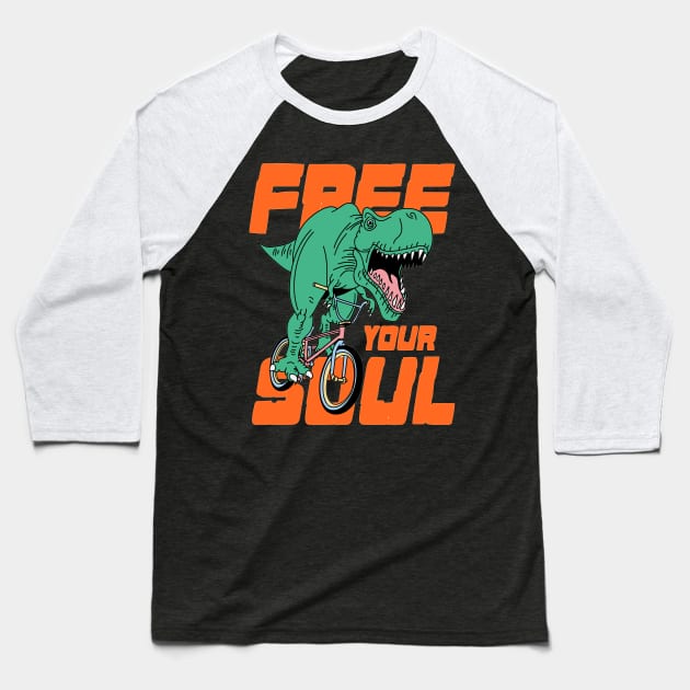 Free your soul Baseball T-Shirt by Ritvik Takkar